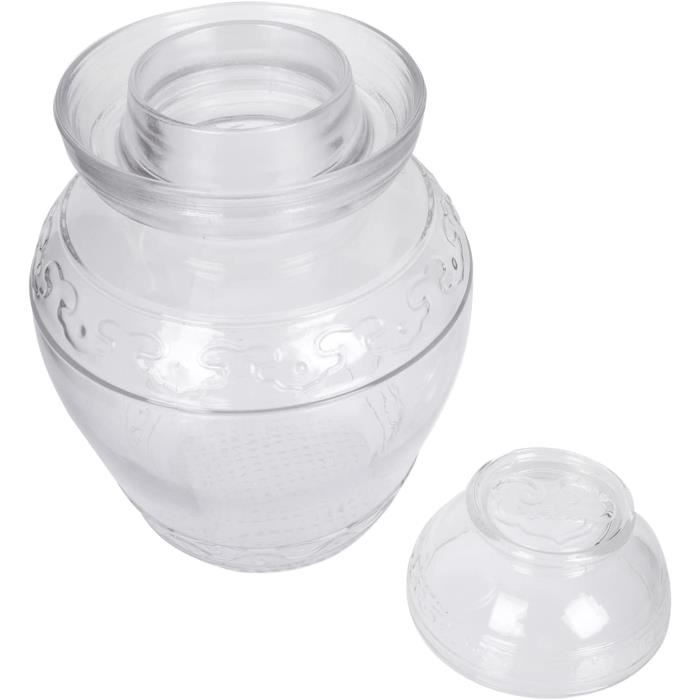 Bocal Légumes Fermentation Angoily Bocal Fermentation Céramique - Pot Cornichons Maison, Choucroute, Kimchi - Joint D'Eau Récipient Choucroute