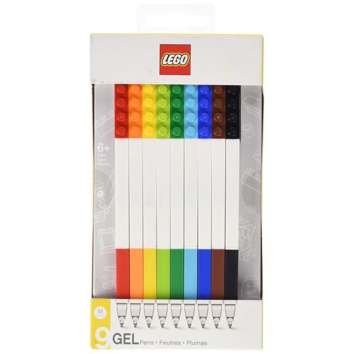 Lego Papeterie Stylo Gel 9 pcs - Cdiscount Beaux-Arts et Loisirs créatifs