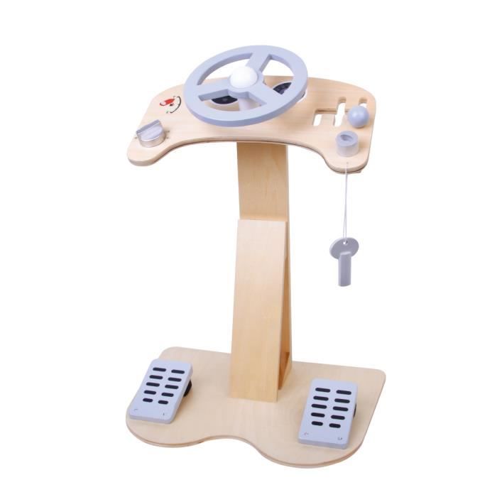 Volant En Bois Enfant Comprend Volant Boite De Vitesses Demarrage Deux Pedales Dvt Cdiscount Jeux Jouets