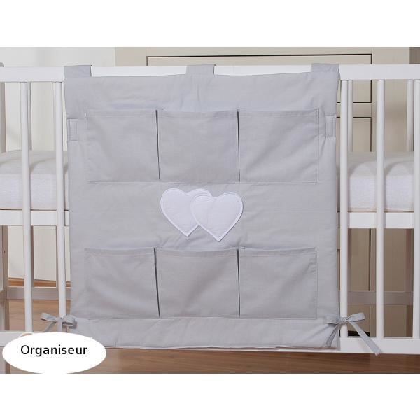 2 Poches De Rangement Suspendues Pour Lit Bébé - Organiseur Berceau 2 En 1 Pour Couches, Jouets Et Vêtements