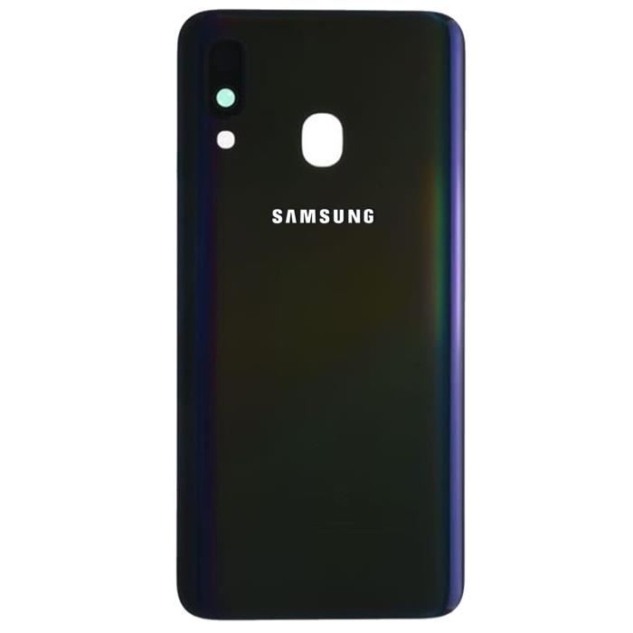 Vitre arrière capot cache batterie Noir avec Adhésif Pour Samsung Galaxy Note 10