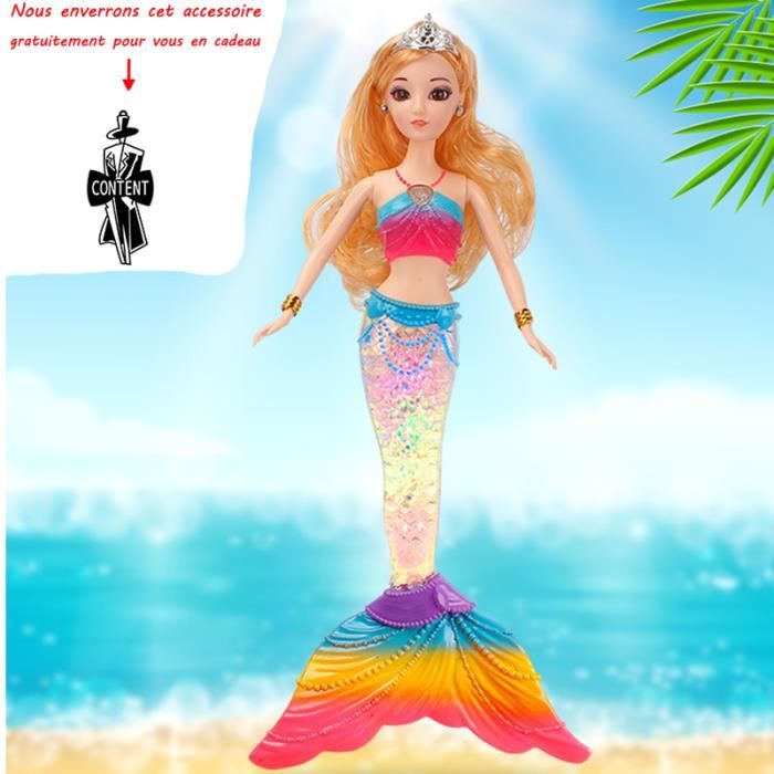 barbie sirene arc en ciel