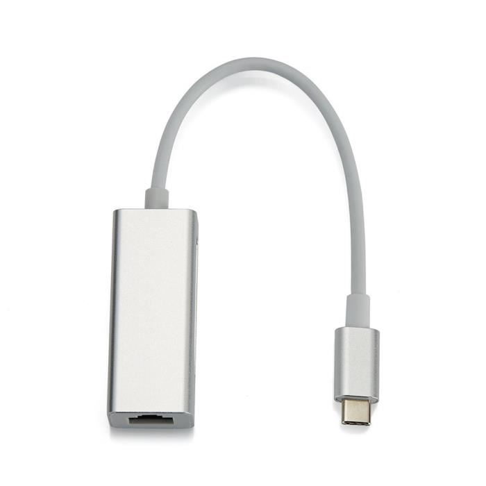 Adaptateur USB-C vers Ethernet Type C vers RJ45