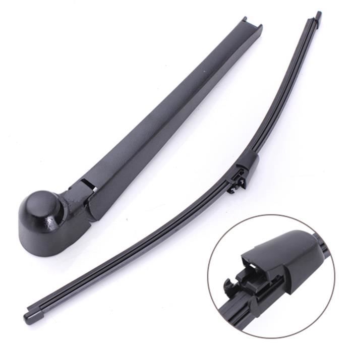 HRANG Bras Balai Essuie-Glace Arrière - Compatible Peugeot 206 207 - Noir - Pièce Auto