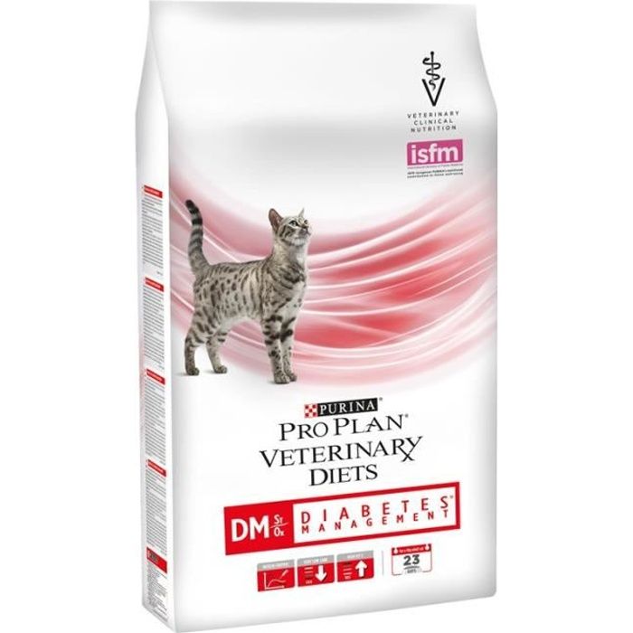 Purina Proplan Veterinary Diets Chat DM (diabete management) st/ox Struvite Oxalate Croquettes 1,5kg