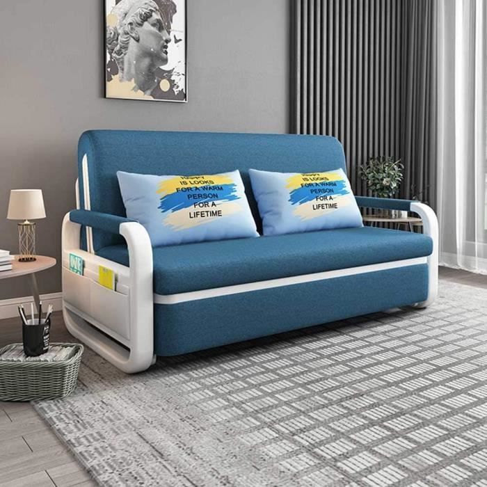 lit simple transformable en lit double