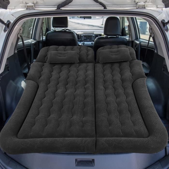 voiture voyage matelas gonflable air lit seat camping universal suv couch (noir) -yes