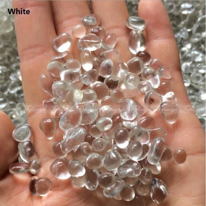 Pierres En Verre Bleu De 0,4 Kg Pour Décoration D'aquarium, Gravier, Perles En Verre, Galets De Sable Pour Remplissage De Vase, Poissons Et Tortues