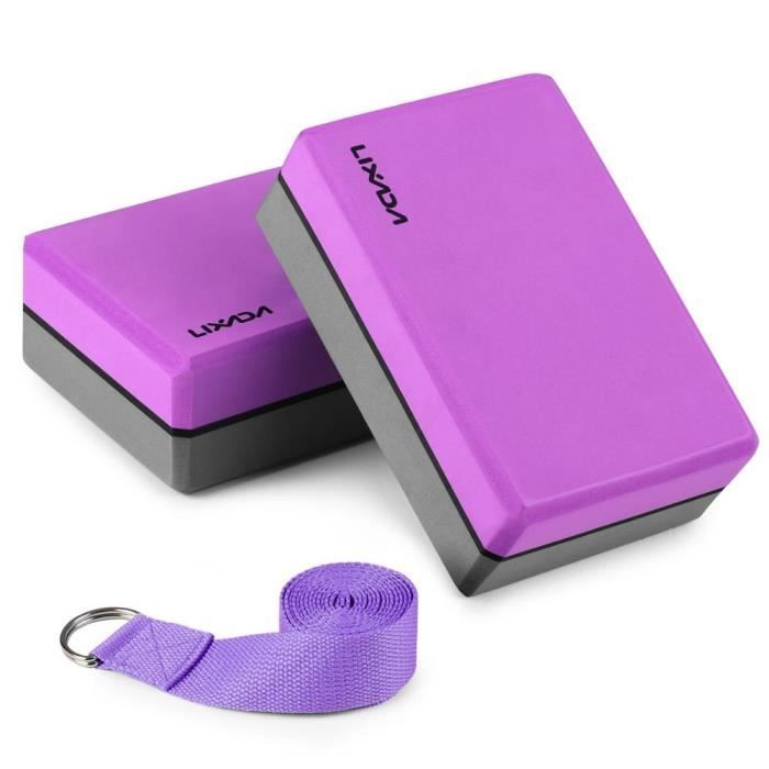 3 blocs de Yoga piècesensemble en mousse EVA, briques de gymnastique