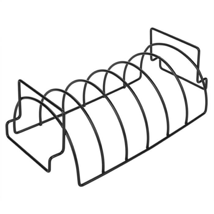 Grille Pliante Pour Barbecue Et Camping - En Acier Inoxydable, Poignée Bois, Idéale Tortillas, Viandes, Légumes