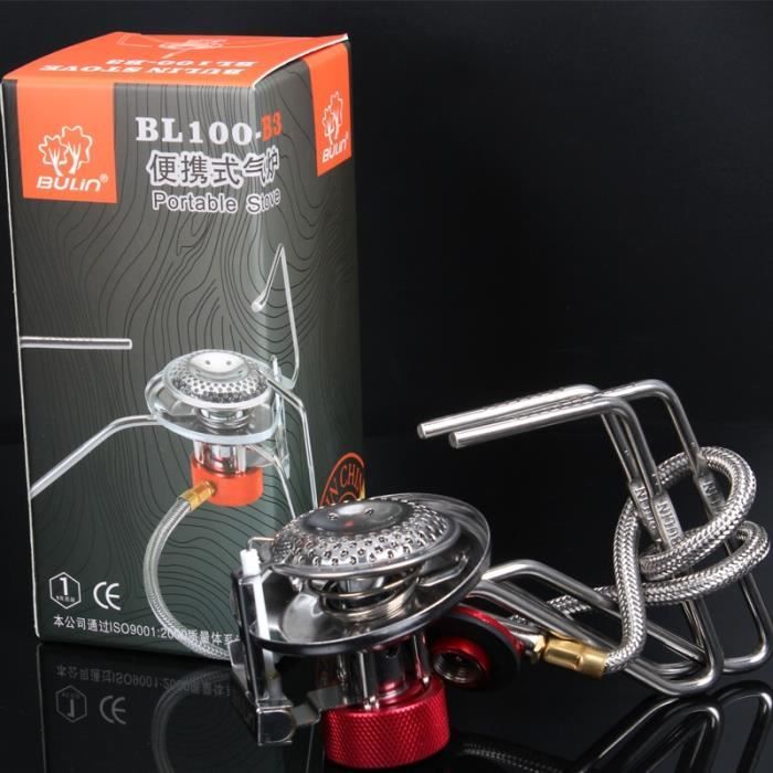Réchaud Portable Camping FROYAK - Cuisinière à Gaz Butane Avec Mallette