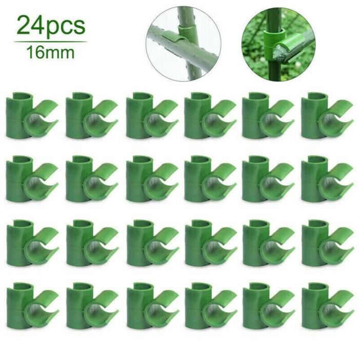 Lot De Fixations Pour Serre – 100 Boucles + 100 Attaches Plastique Vert, Pour Jardin Et Serres - 7