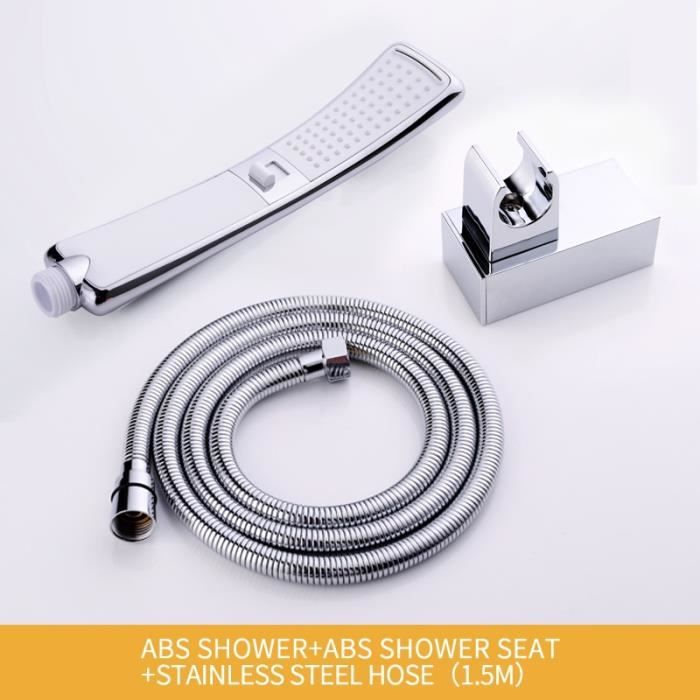 Pommeau de douche à main avec tuyau Extra Longs cascades ensemble pour
