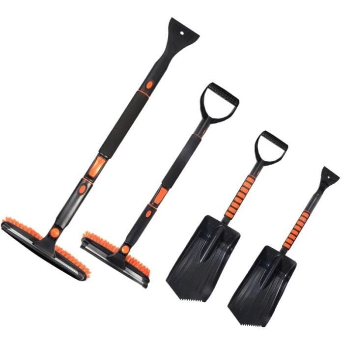 Brosse à Neige Et Grattoir à Glace TivsiVer - Poignée Confortable - Pour Voiture