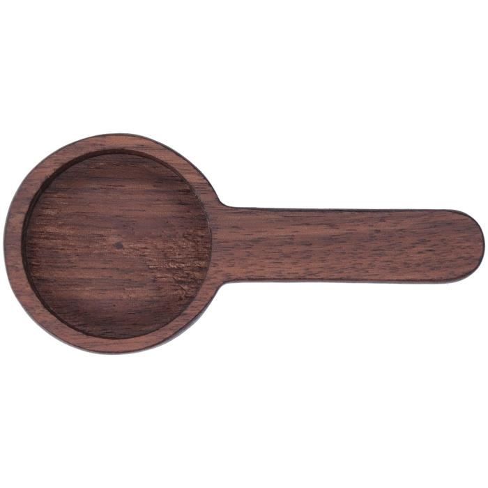 Cuillère En Bois Doseuse Pour Café Ou Thé - 2 Longueurs De Manche (16.5 Cm Et 9.5 Cm), Avec Cordon De Suspension Murale