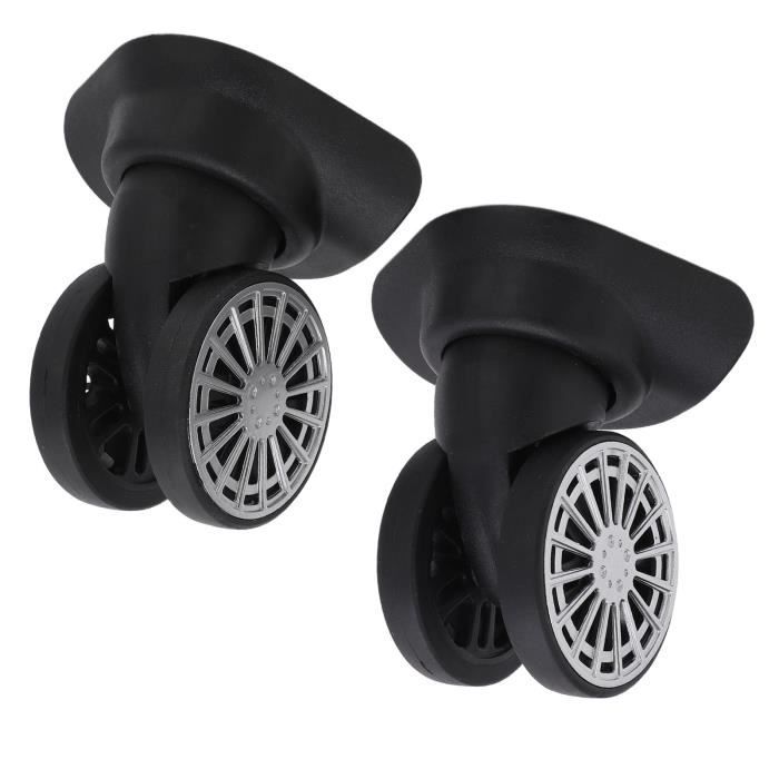 ZJCHAO 2pcs Roulettes de Valise de Remplacement Roues Muettes en