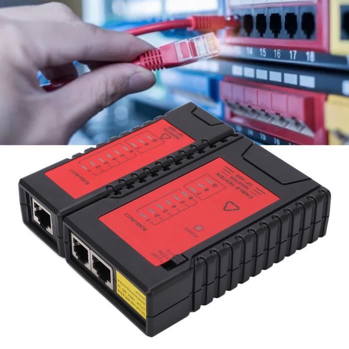 Dilwe NF ‑ 468 Détecteur de câble réseau portable pour réseau de systèmes  téléphoniques - Cdiscount Bricolage