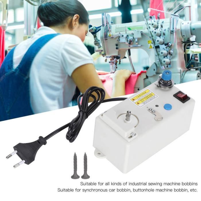 Bobineur De Canette Pour Machine à Coudre – En Acier Inoxydable – Pour Machines à Une Aiguille – Entraînement Par Courroie Trapézoïdale – Montage Sur Table