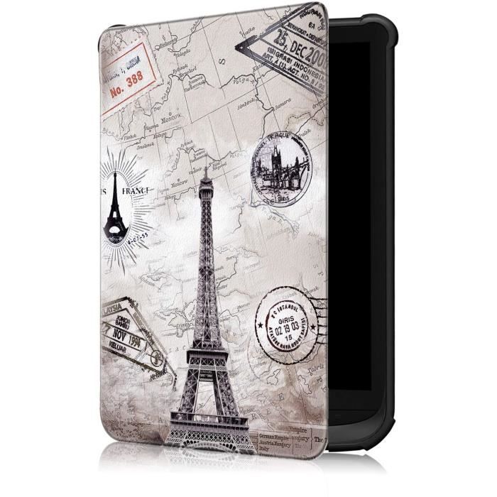 Etui pour Vivlio Touch Lux 4 Lux 5 HD Plus - Tour Eiffel - Coque