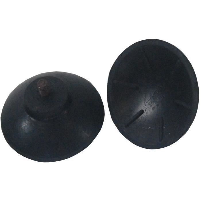 Jeu de 2 ventouses en caoutchouc pour pince attrap'tout 9506501, 9506502