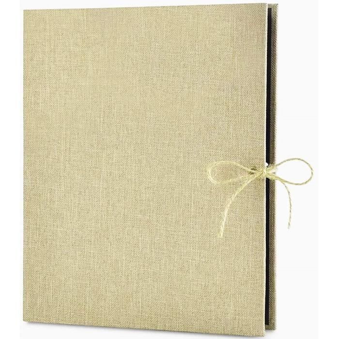 Album Photo Traditionnel 30Pages Adhésif Scrapbooking DIY 27*21cm Livre