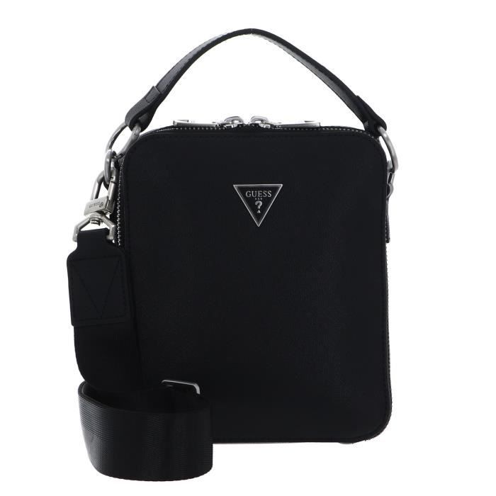 Borsa A Tracolla GUESS Torino Double Zip XBody Con Cerniera Verticale – Dark Black