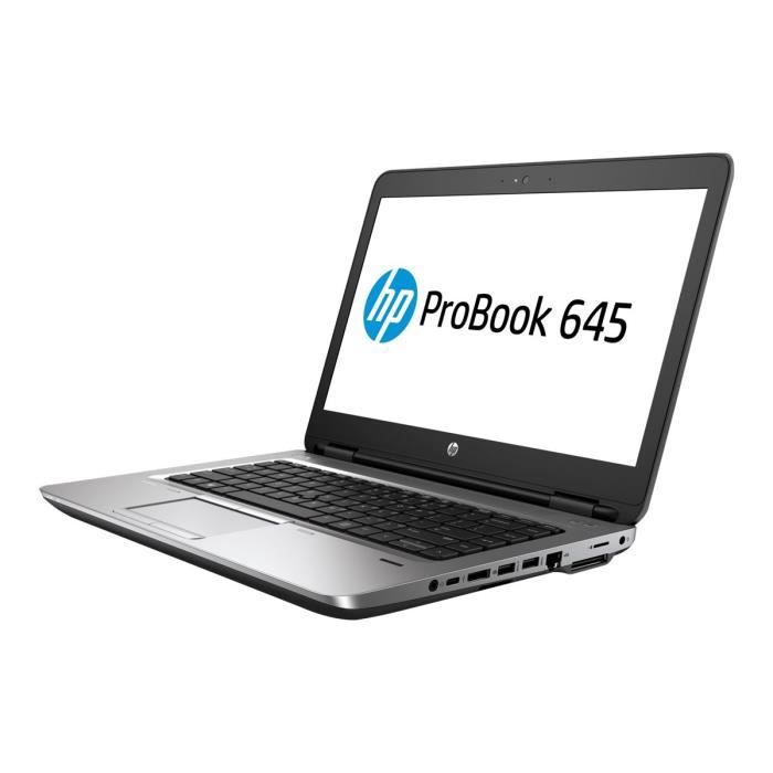HP ProBook 645 G3 A10 PRO 2.4 GHz Win 10 Pro 64 bits 8 Go RAM SSD HP Z Turbo Drive G2 NVMe TLC DVD SuperMulti… - vue 2