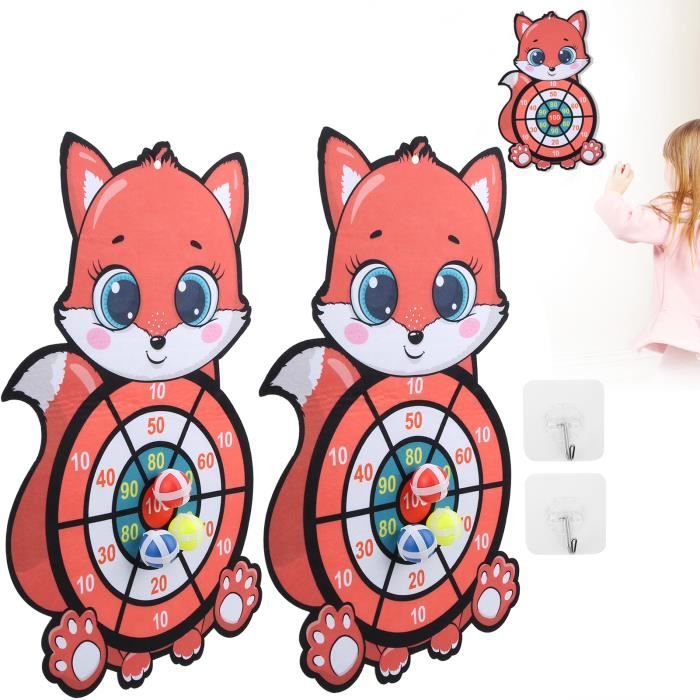 Jeu De Fléchettes Enfant 3-7 Ans - Balles Collantes Sécuritaires - Jouet éducatif Sportif Neuf Chine