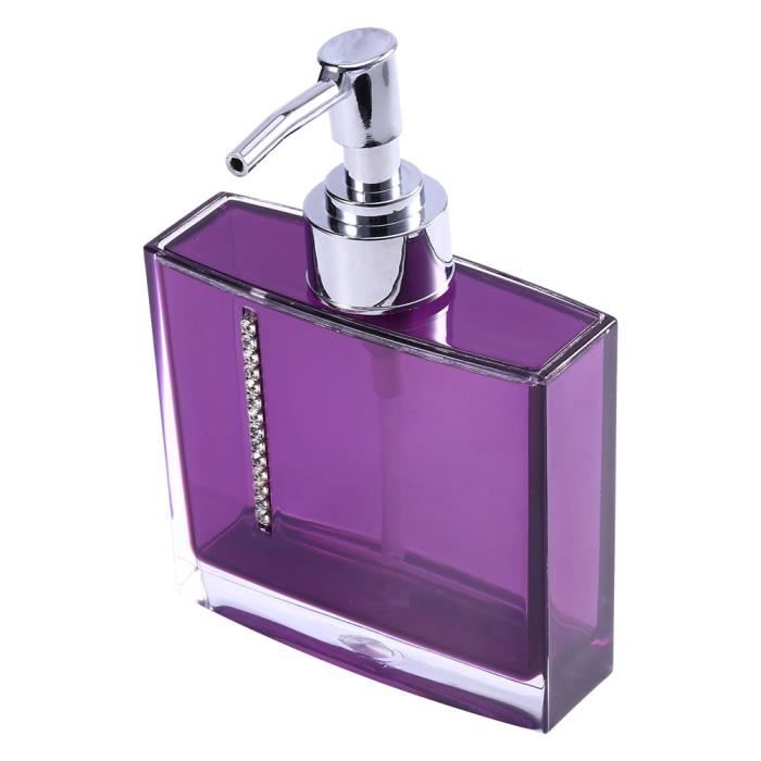 Ensemble Accessoires Salle De Bain 5 Pièces Acrylique Rouge Luxe – Porte-Savon, Gobelets, Brosse à Dents & Distributeur