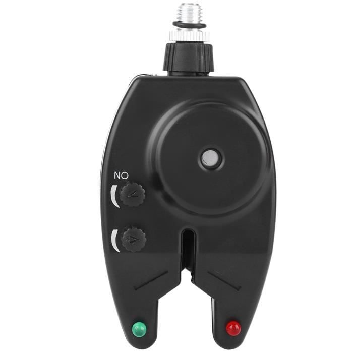 Minifinker Alarme de morsure de pêche Détecteur d'alarme électronique de morsure de poisson à LED Indicateur d'alerte sport pack