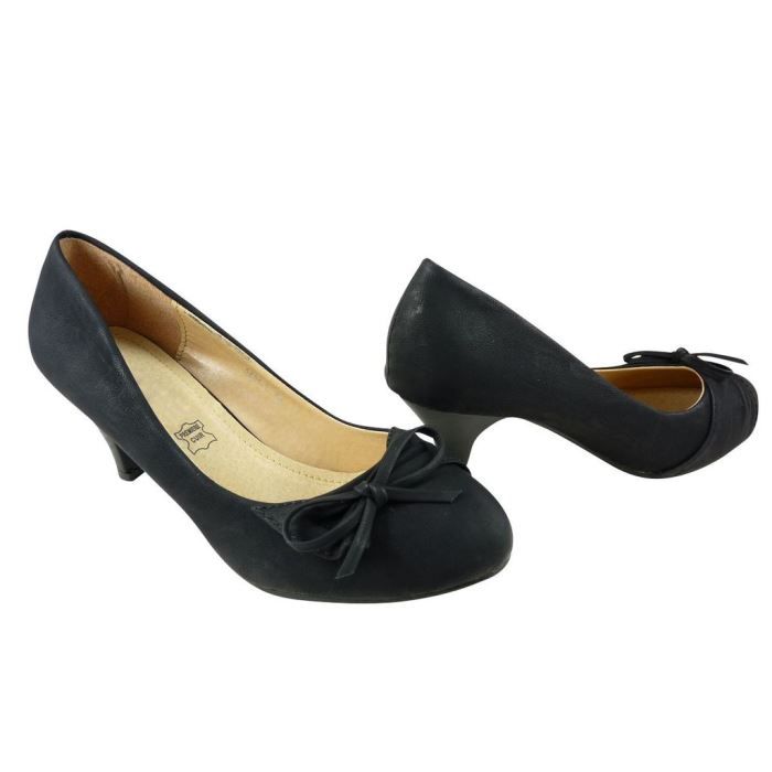 Marc by Marc Jacobs Escarpins à talon bloc en daim avec papillon sur le