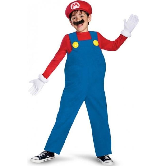 Super Mario Bros Ampli Unisexe Adulte; Costume de déguisement pour