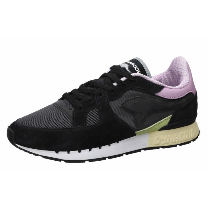 Baskets Homme KANGAROOS Coil R1 Og Pop Noir Lacets Textile