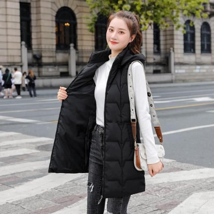 Manteau noir simple femme best sale