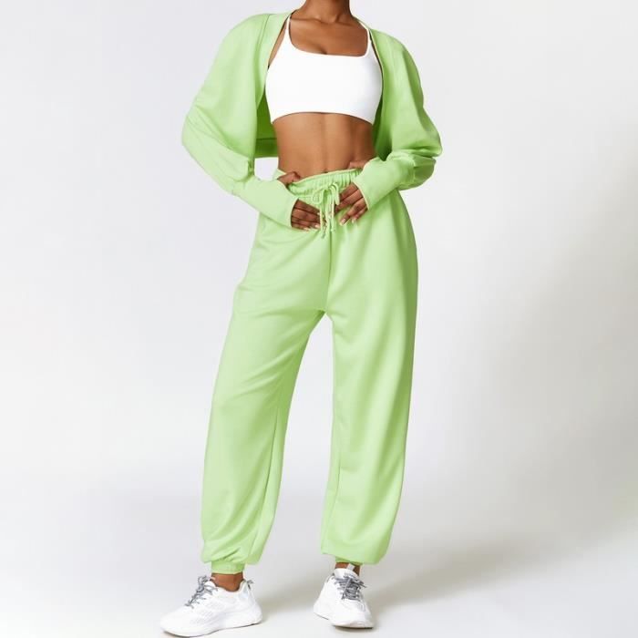 Pantalon de survêtement Marque Modèle Taille haute Femme