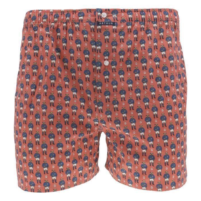 Cale on coton ample Arthur orange Corail Cdiscount Pr t Porter