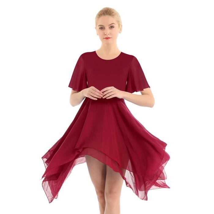 Femme Asymetrique Robe Danse Classique Robe Cocktail Anniversaire