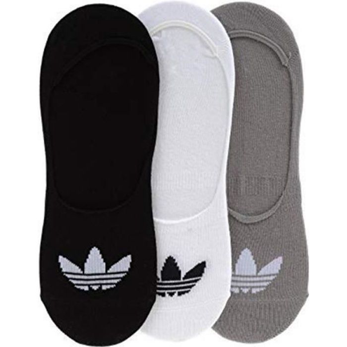 Chaussettes invisibles blanc noir gris homme femme adidas Grey Cdiscount Pret a Porter