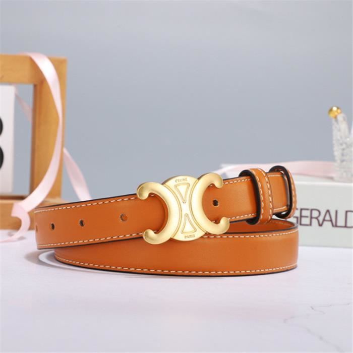 CEINTURE Femme Ceinture en cuir pour femme pantalon a ceinture simple a la mode jaune NS Jaune Cdiscount Pret a Porter