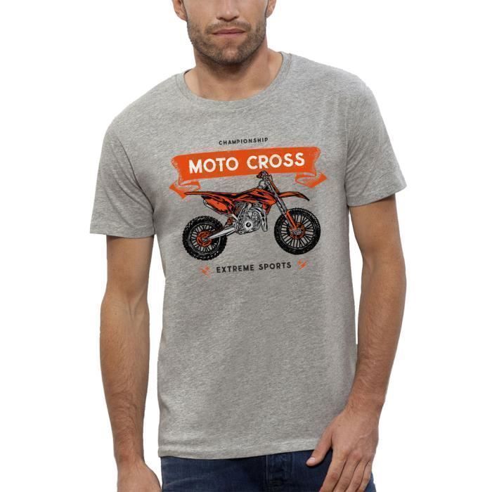 T-shirt Moto Changement De Vitesse Battement De Cœur - Design Motocross Pour Hommes Et Femmes - Cadeau Personnalisé