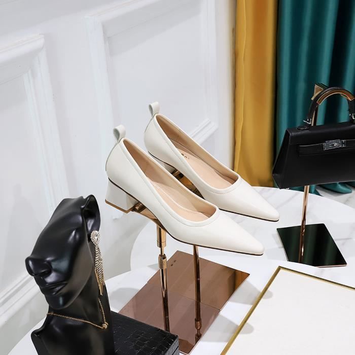 Escarpin a on sale talon epais