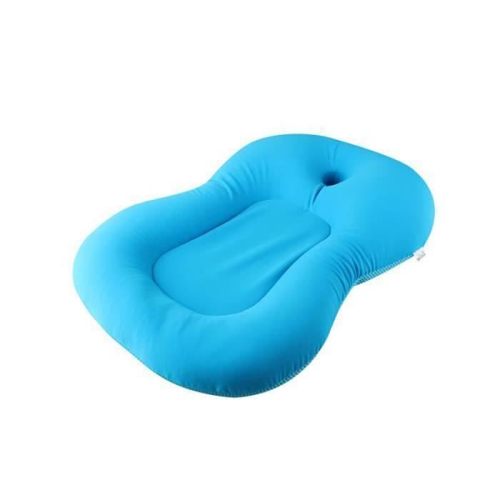 Tapis De Bain Pour Bébé Avec Oreiller Intégré - Taille 44x38 Cm - En Polyester Et Coton - Confort Et Sécurité - 2