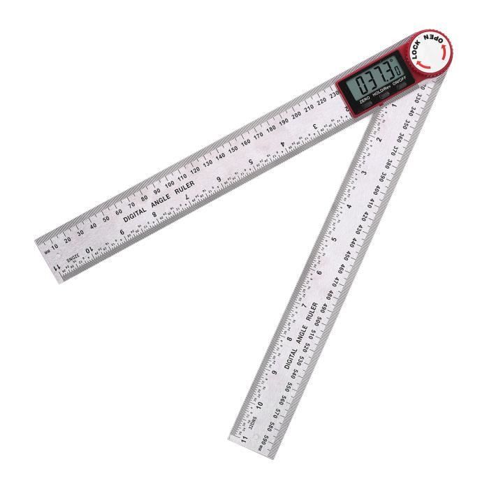 Règle D'angle Numérique, 0-360 ° Numérique Inclinomètre En Acier