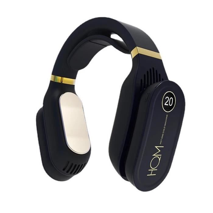 Ventilateur De Cou Portable Sans Pales - Batterie 2600 MAh, 3 Vitesses, Silencieux, Recharge USB - 7