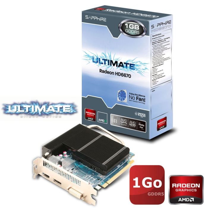 Carte Graphique Gt610, 1Gb 64Bit Carte Graphique Pour Ordinateur
