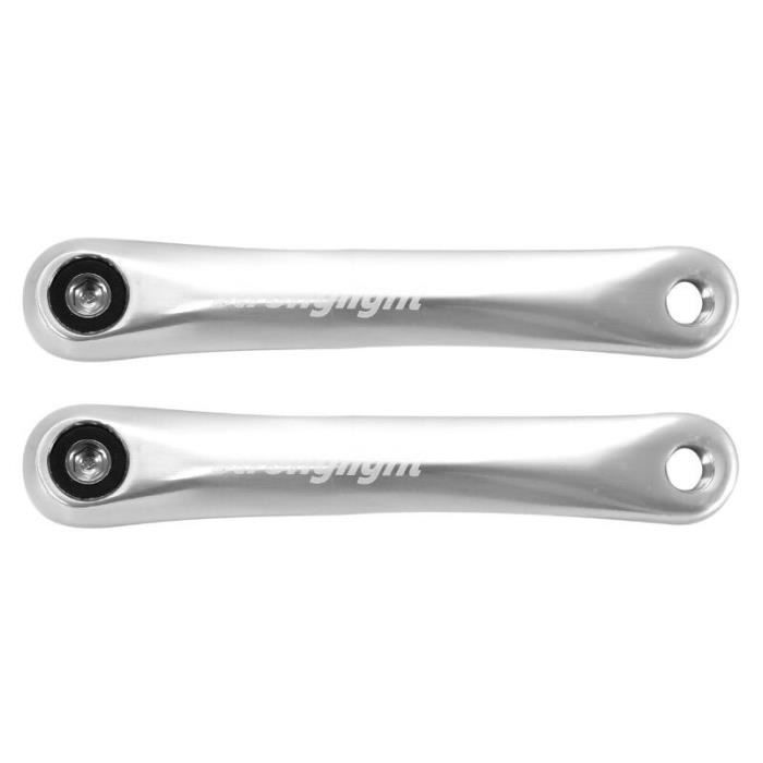 Manivelle Pour VAE / Vélo électrique - Stronglight Impact L170, Alu Argent, Carré, Compatible Système Ananda M80