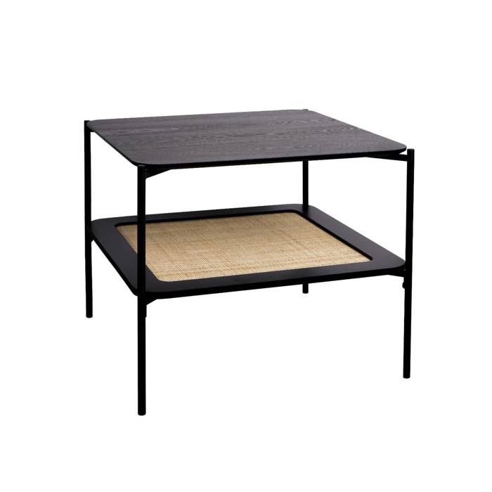 Piètement De Table Basse Décor Bélier – Double Patine, Verre, XXe, Bois Massif