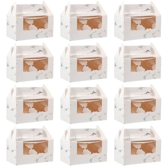 pcs Boite D Emballage De Gateau De Pour Le Decor De Mariage De Fete De Dragees Box Cdiscount Maison