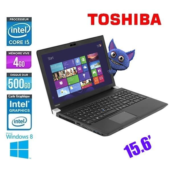  PC Portable TOSHIBA TECRA A50-A-16X CORE I5 4200M 2.5GHZ4GO 500GO pas cher