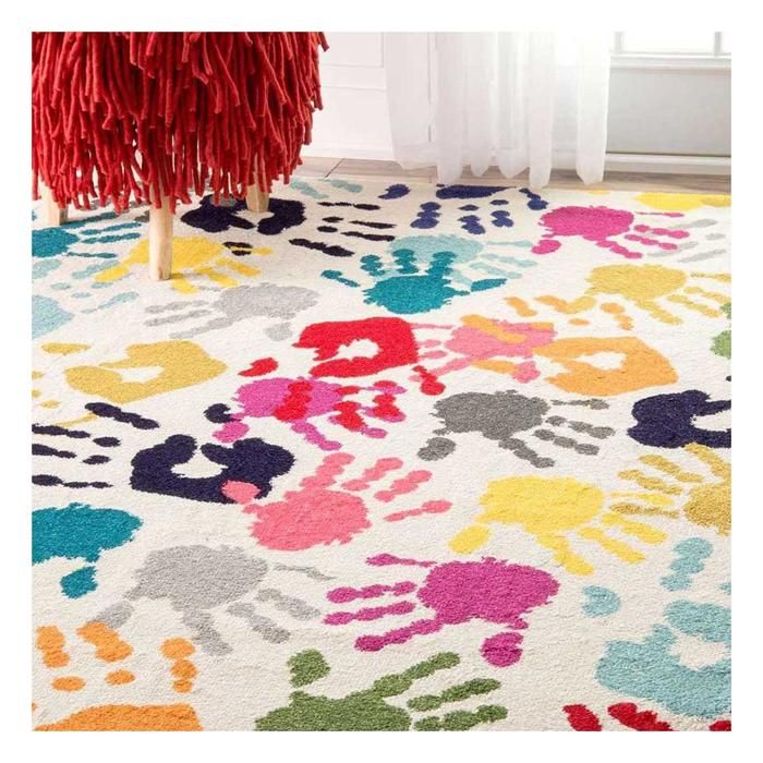 tapis colore handi boutik multicouleur 80x150 par unamourdetapis tapis moderne 80 x 150 cm multicolore cdiscount maison